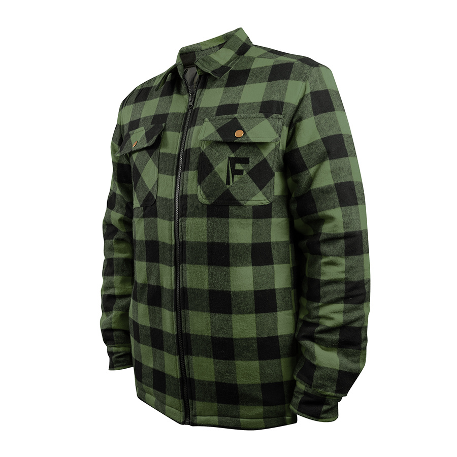 Fladen Forest Shirt Hemd Thermal green/black Gr.L